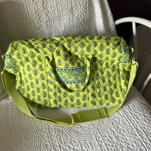 Vera Bradley Citrus Elephant Weekender bag
